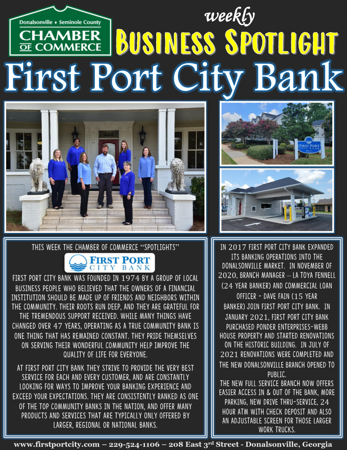 chamber-business-spotlight-first-port-city-bank-donalsonville