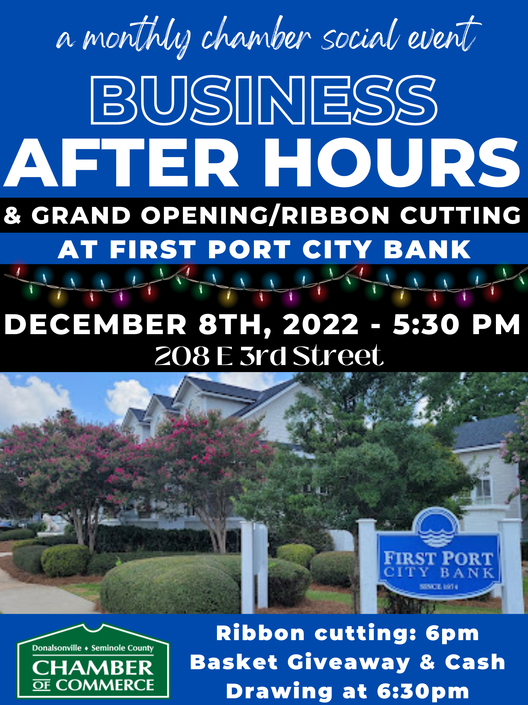 Business After Hours: First Port City Bank