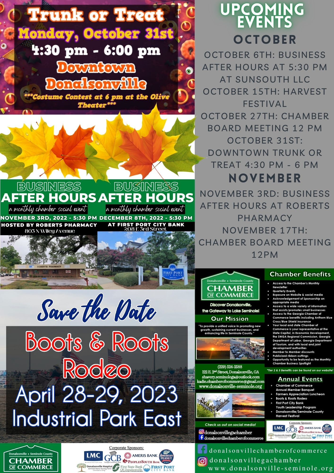 Monthly Chamber Newsletter October Edition DonalsonvilleSeminole County Chamber of Commerce