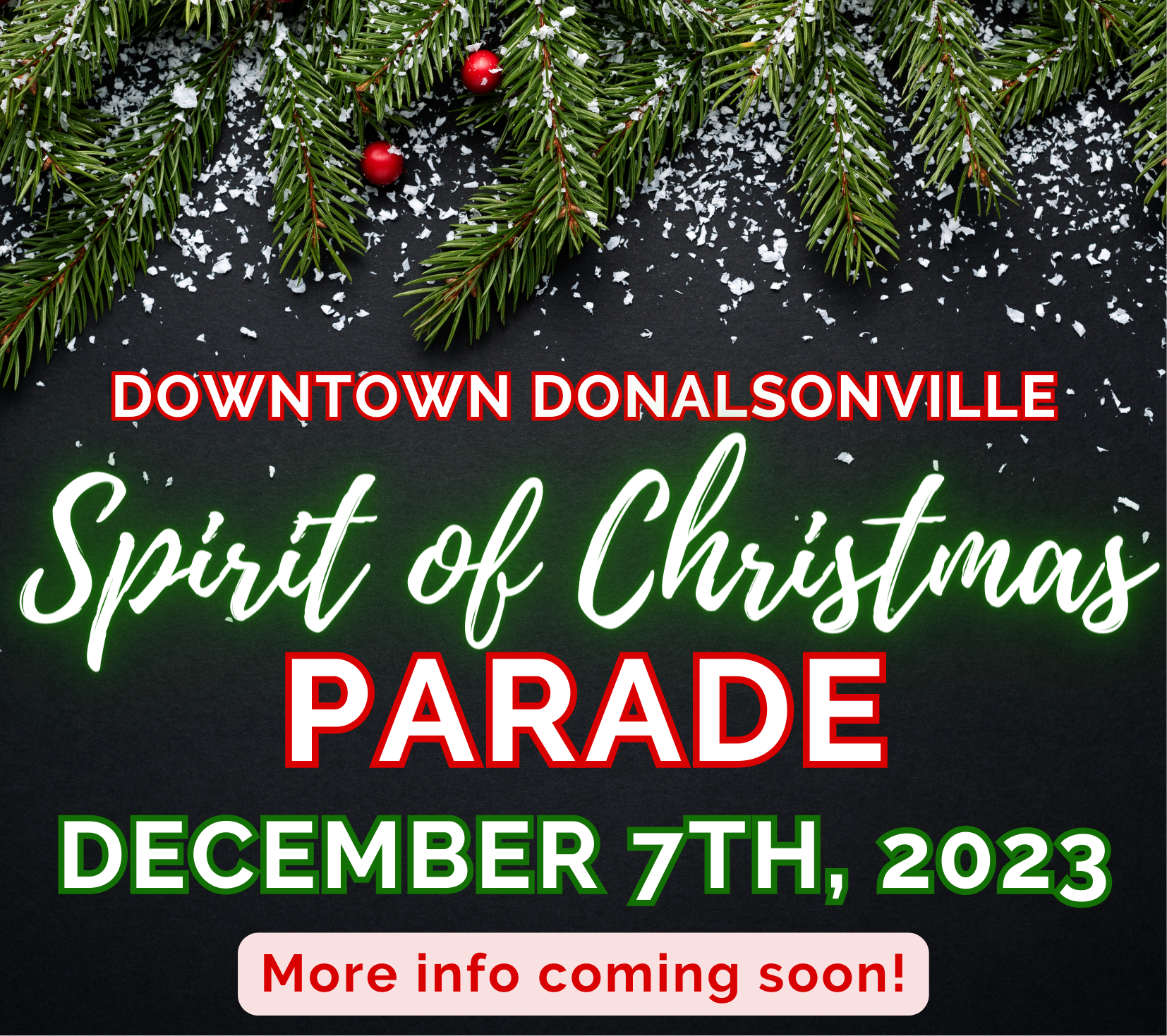 Spirit of Christmas Parade - Downtown Donalsonville