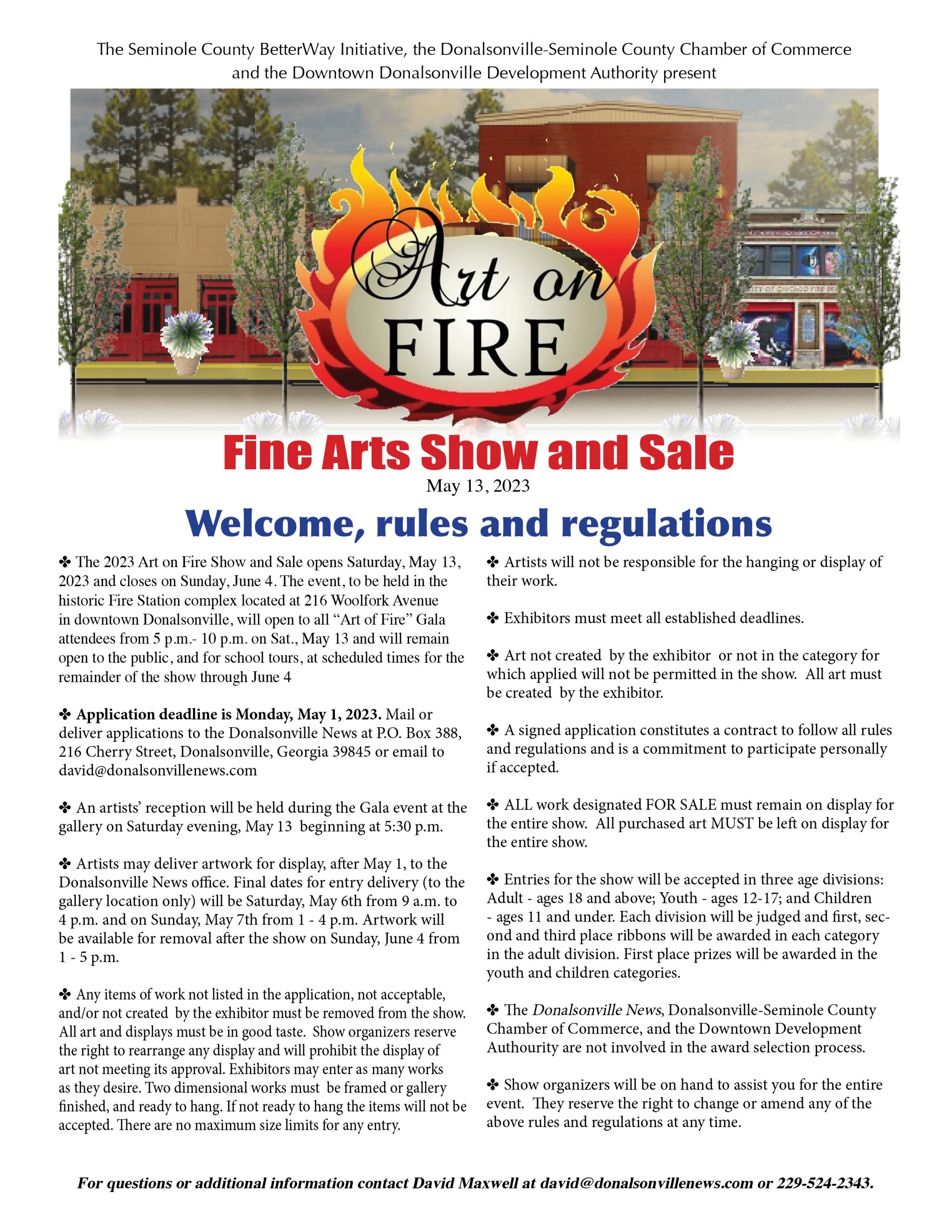 May 13: Art on Fire Kickoff & Art Show