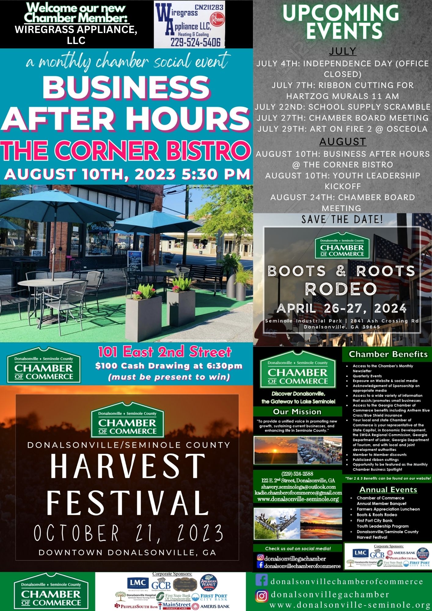 2023 Monthly Chamber Newsletter July Edition DonalsonvilleSeminole County Chamber of Commerce